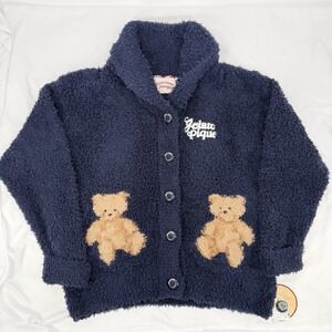 Gelato Pique Holiday - Cozy Bear Oversized Jacquard Shawl Cardigan One Size 2025